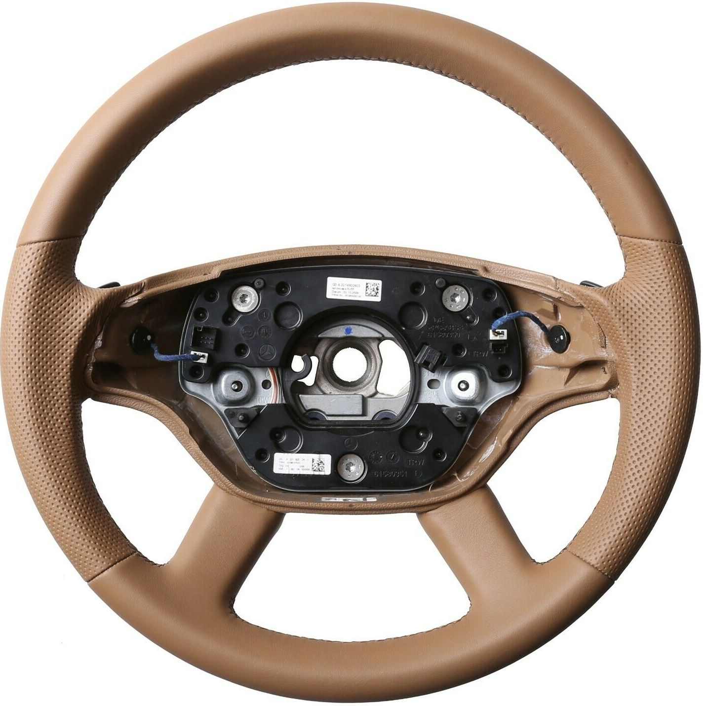 Mercedes Lenkrad W221 S Klasse W216 CL  beige landscape Kombibezug Naht beige