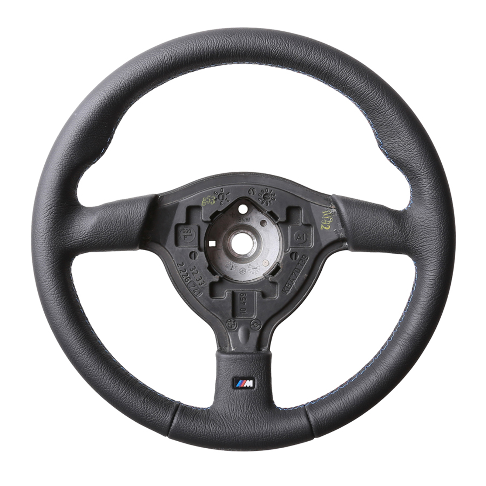 BMW Lenkrad E30 E36 M-Technik Klassisch nur genarbt M-Naht
