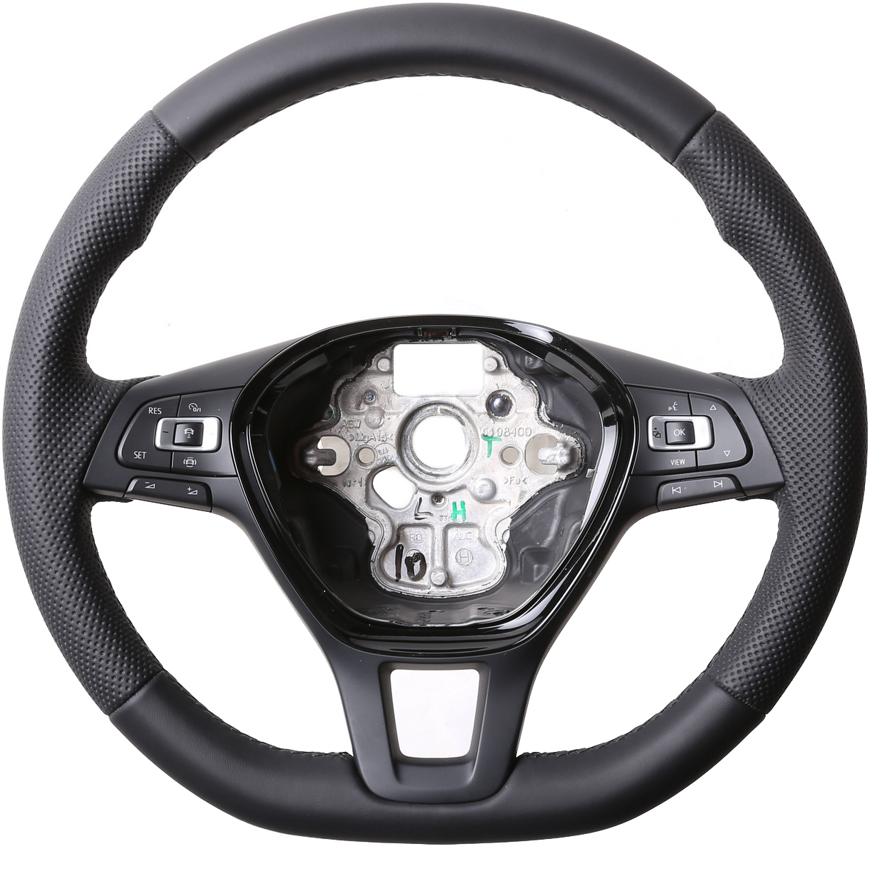 VW Lenkrad Golf 7 Passat B8 T6 Arteon Amarok Touareg Klassisch Kombibezug Naht schwarz