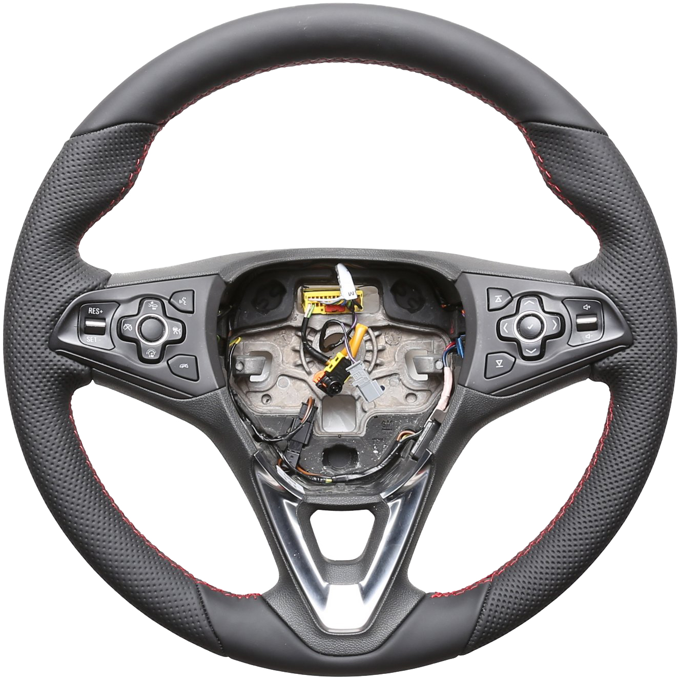 Opel Lenkrad Astra K Corsa E Insignia B Karl Combo Crossland Kombibezug Naht rot