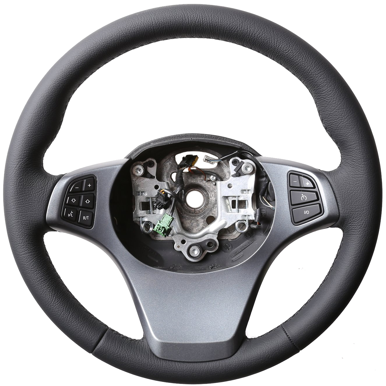 BMW Lenkrad E83 X3 E53 X5 Genarbt Naht schwarz