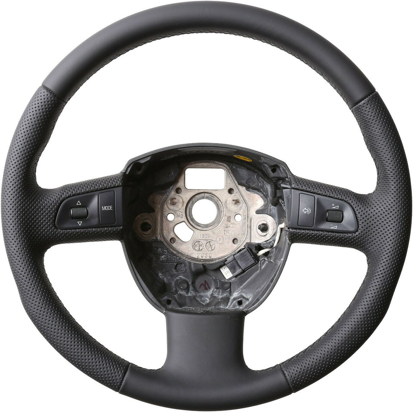 Audi Lenkrad A3 A4 A5 A6 A8 Q5 Q7  Nappa MFL Kombibezug Naht schwarz