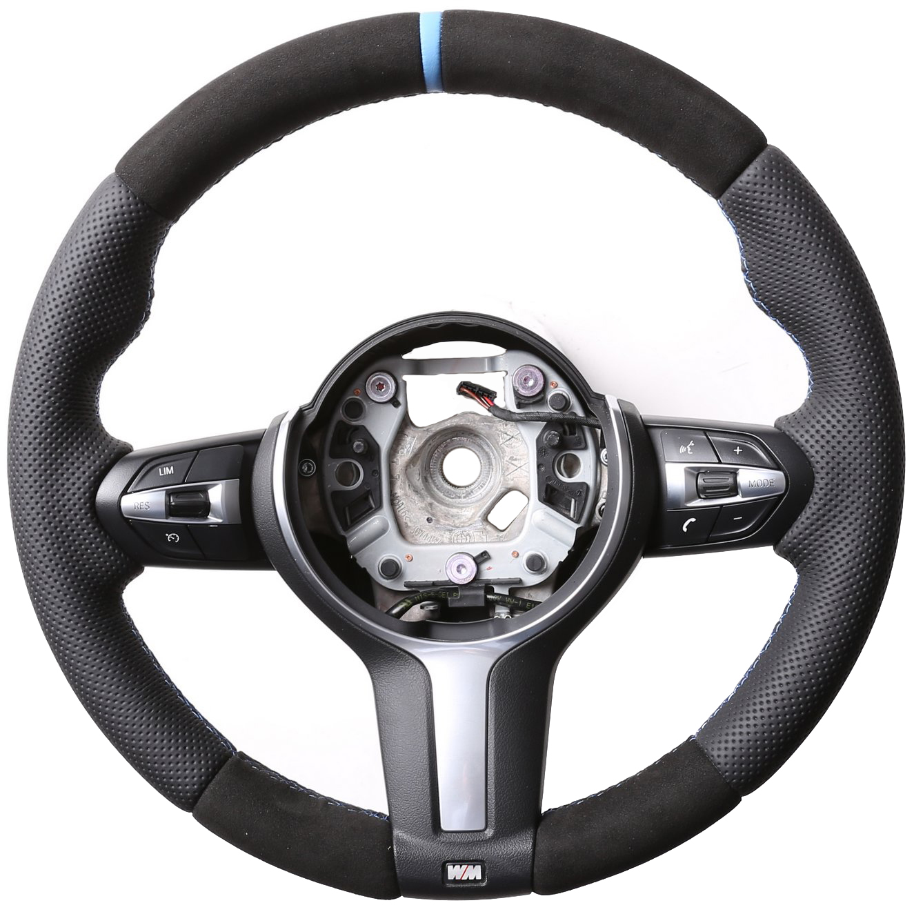 BMW Lenkrad F15 F20 F21 F22 F30 F34 GT F32 F33 F36 Kombibezug Alcantara 12 Uhr Markierung