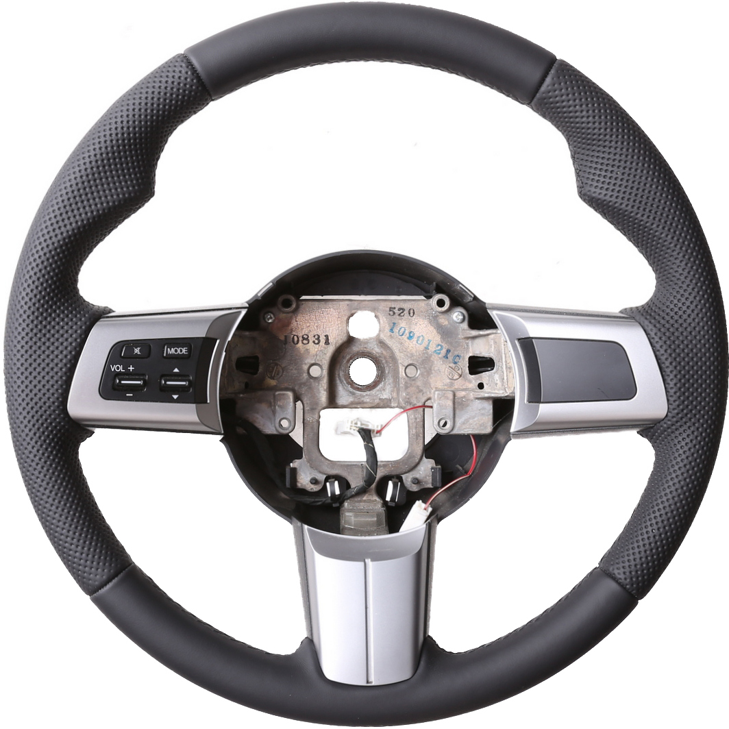 Mazda Lenkrad MX 5 Daumenauflagen Kombibezug Naht schwarz