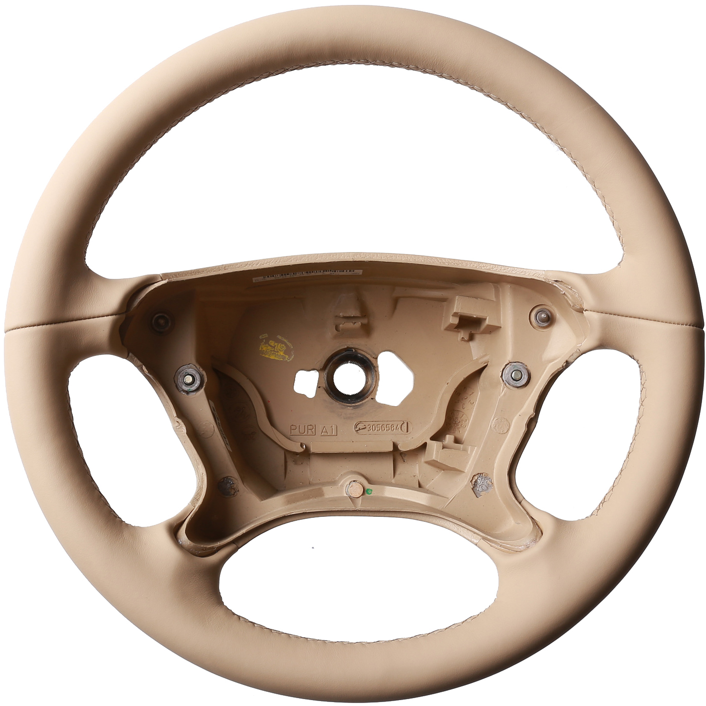 Mercedes Lenkrad C219 CLS SL R230 CLK W209 Kaschmirbeige Leder Klassisch nur Nappa Naht beige