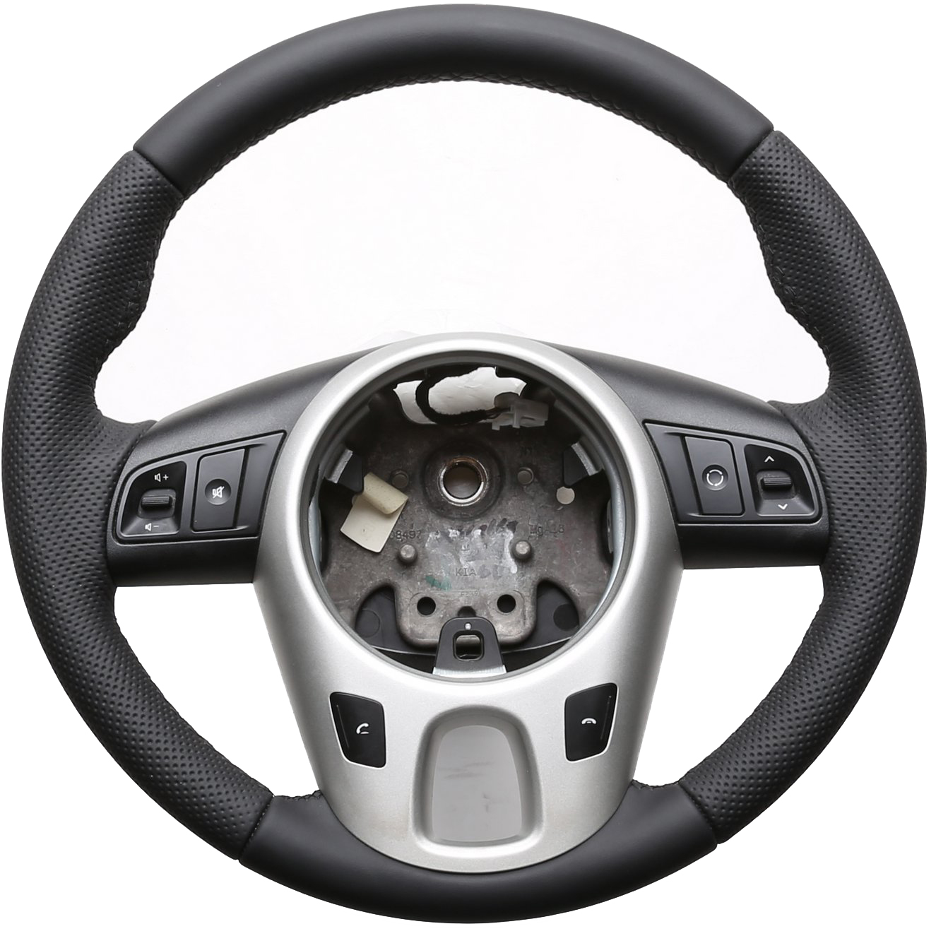 KIA Lenkrad Venga Daumenauflagen Kombibezug Naht schwarz