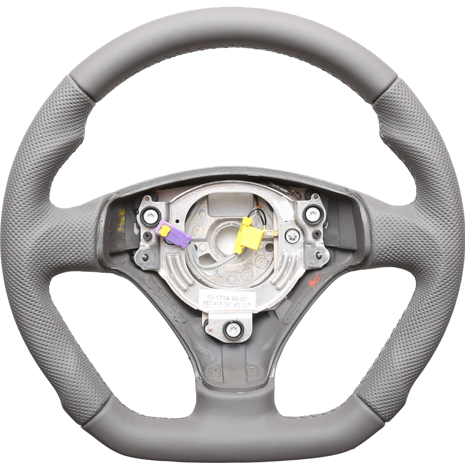 Audi Lenkrad A2 A3 A4 A6 A8 Audi TT Abgeflacht Kombibezug Naht swing grau