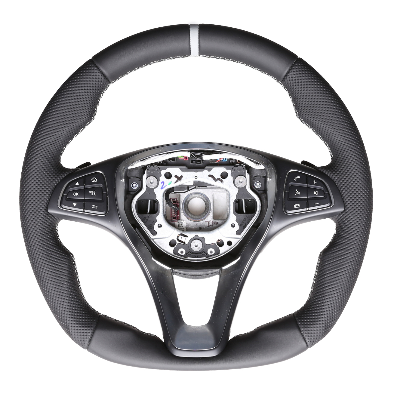 Mercedes Lenkrad B CLS GLE Klasse Vito W246 C218 C292 447 Abgeflacht Kombibezug 12 Uhr Markierung