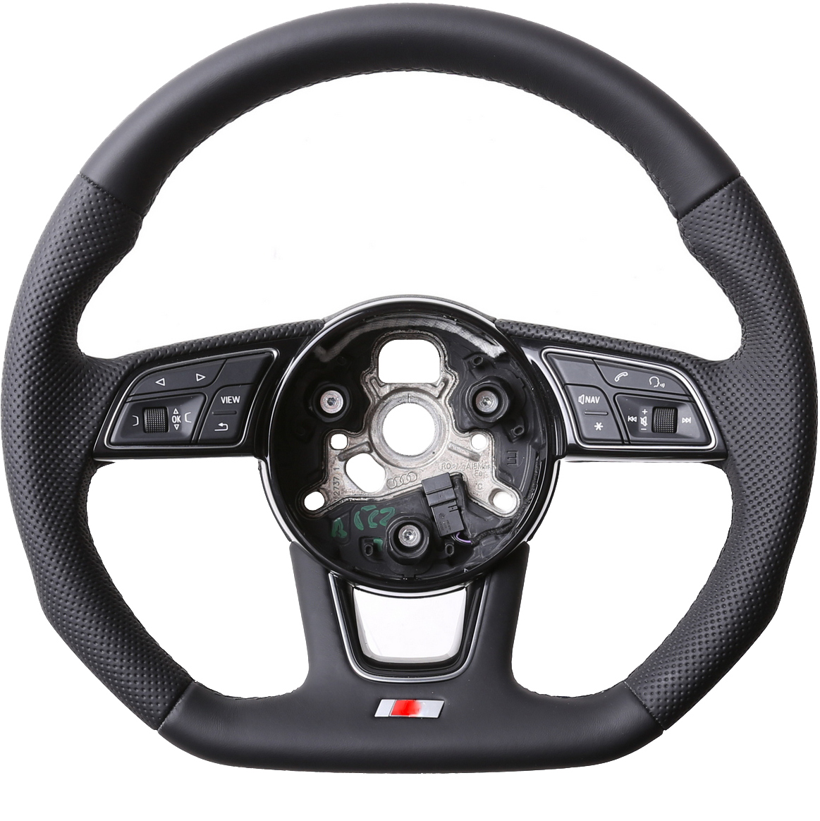 Audi Lenkrad A4 A1 S1 A3 A6 S6 A7 A8 Q3 Kombibezug Naht schwarz