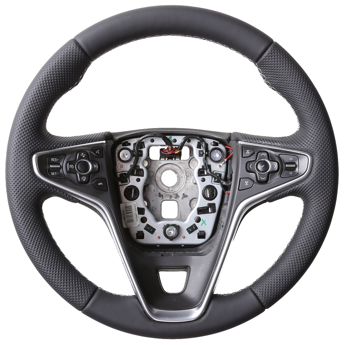 Opel Lenkrad Astra J Zafira C Insignia A Cascada Meriva Mokka Kombibezug Naht silber