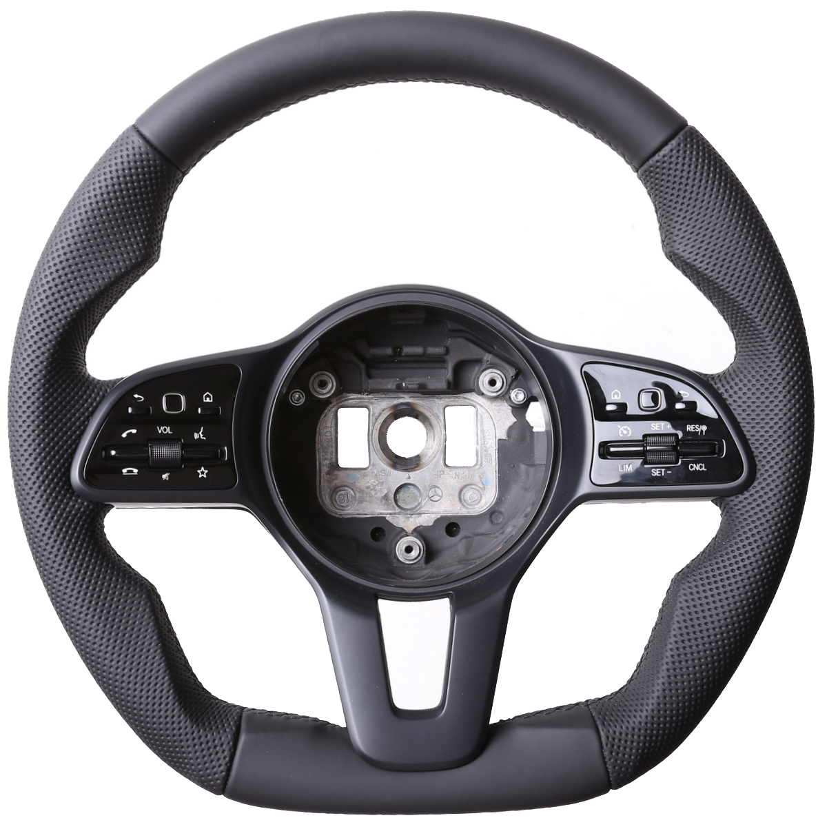 Mercedes Lenkrad A G GLC S Klasse W177 W463 X253 222 Abgeflacht NEU Kombibezug Naht schwarz