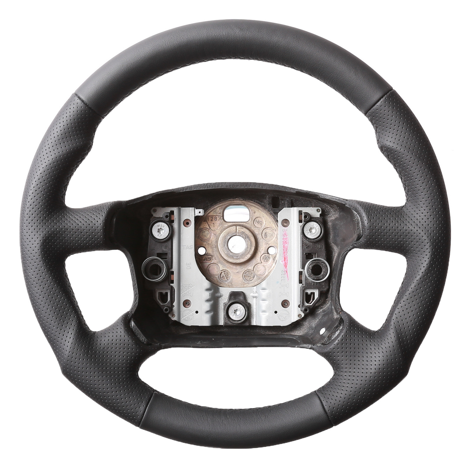 VW Lenkrad T4 Sharan Airbaglenkrad Tuning Kombibezug Naht schwarz