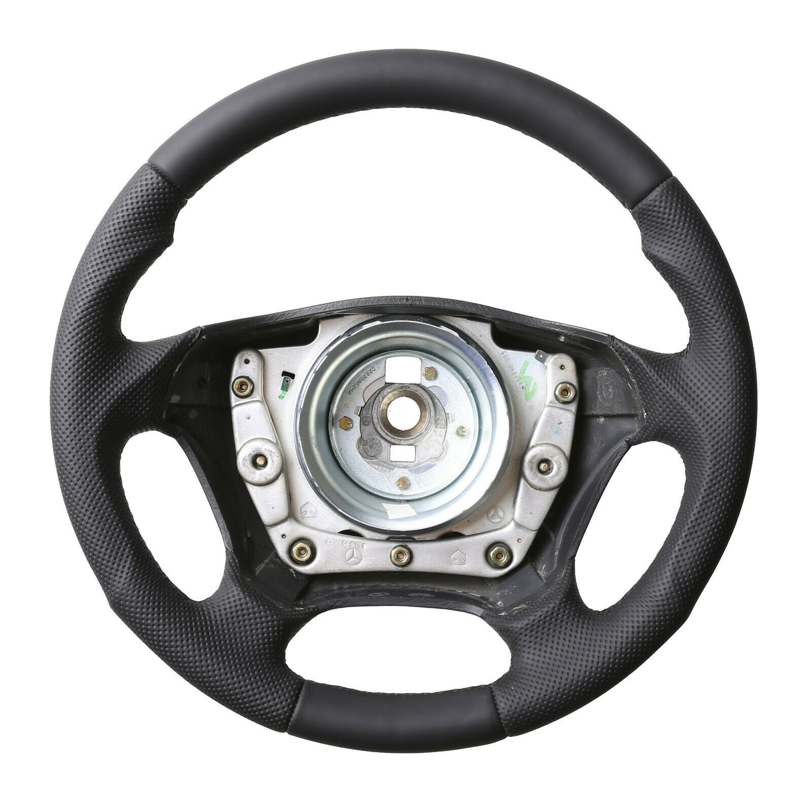 Mercedes Lenkrad W163 ML M Klasse Tuning Kombibezug Naht schwarz