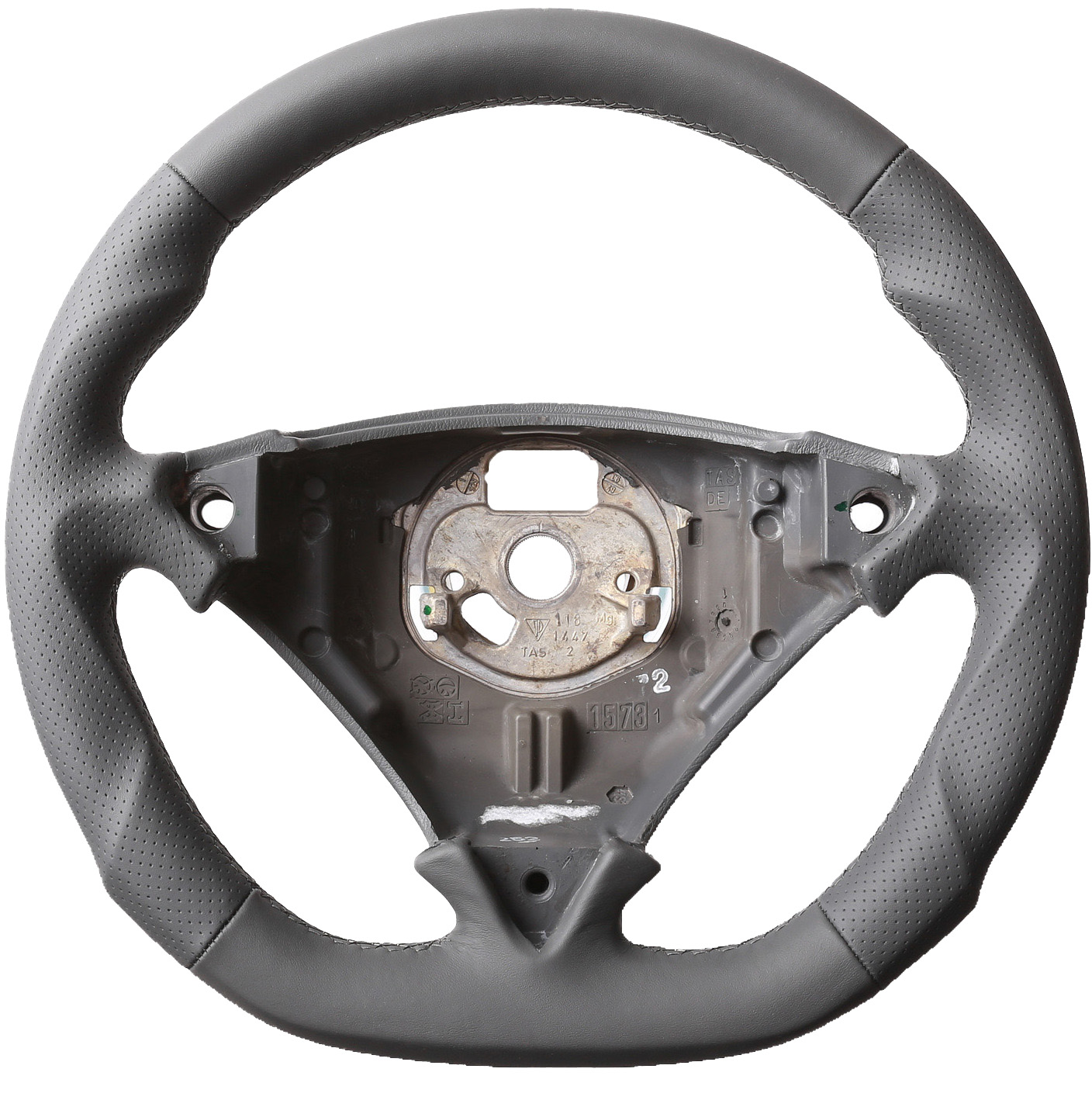 Porsche Lenkrad Turbo955 957 grau Abgeflacht Kombibezug Naht grau