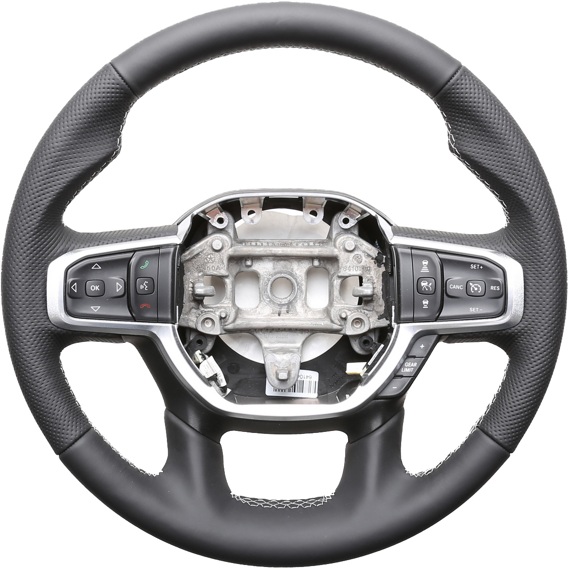 Dodge Lenkrad RAM 1500 Daumenauflagen Kombibezug Naht silber