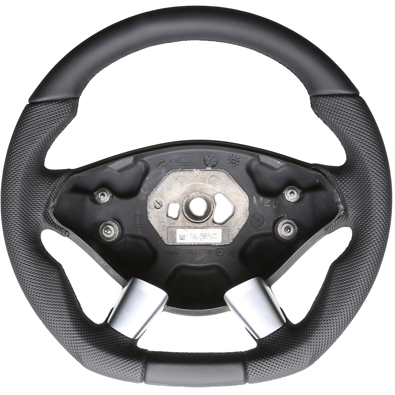 Mercedes Lenkrad W639 Vito Viano W906 Sprinter Facelift Abgeflacht NEU Kombibezug Naht schwarz