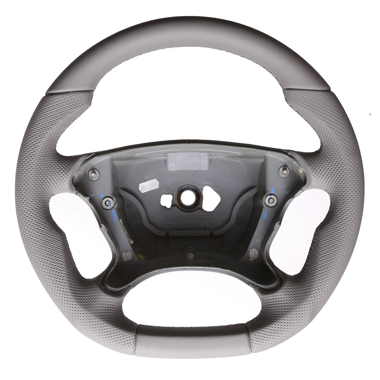 Mercedes Lenkrad R230 W209 W211 E G Klasse CLK SL Abgeflacht NEU Kombibezug Naht grau