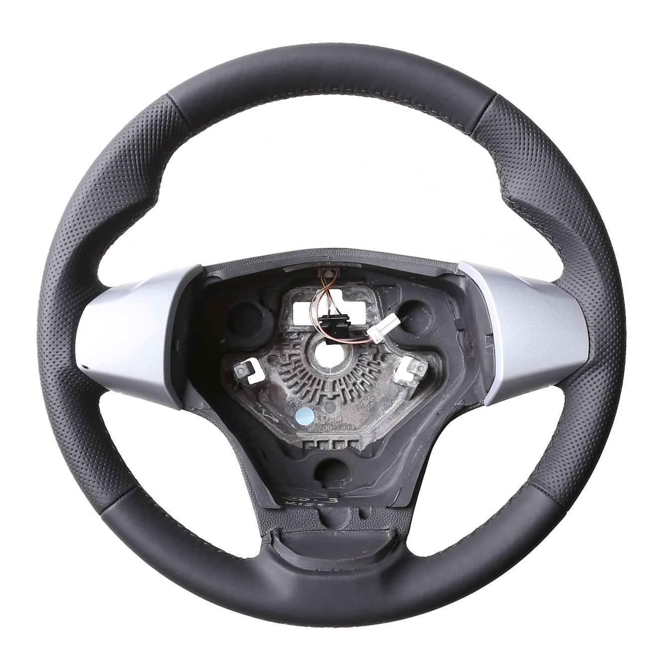 Opel Lenkrad Corsa D Daumenauflagen Kombibezug Naht schwarz