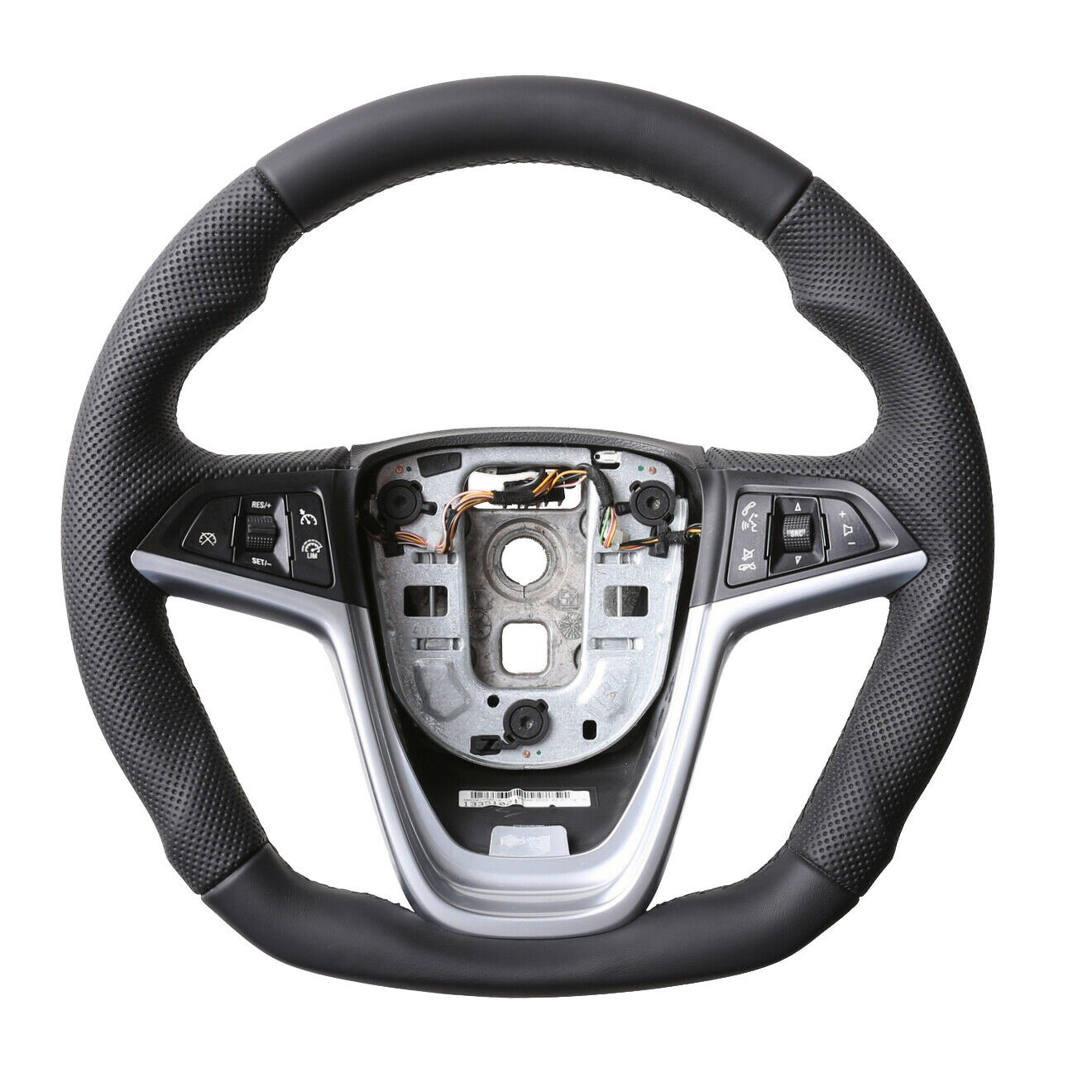 Lenkrad Opel Astra J Zafira C Insignia A Cascada Meriva Mokka Abgeflacht Kombibezug Naht schwarz