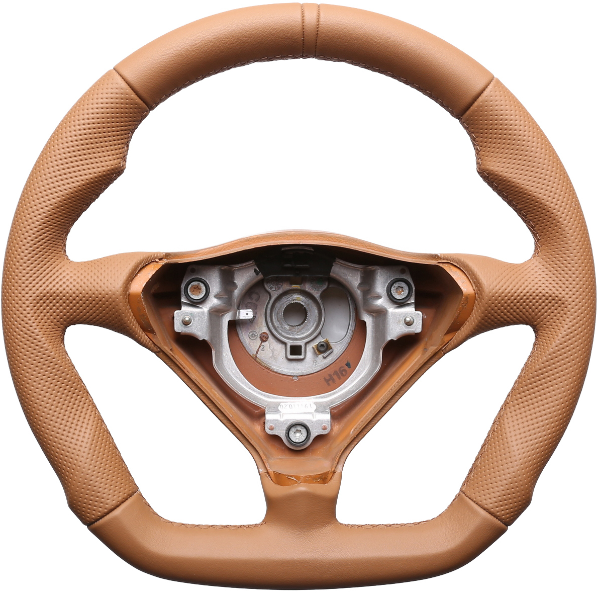 Porsche Lenkrad 911 993 996 986 Boxster havannabeige Abgeflacht Kombibezug 12 Uhr Markierung