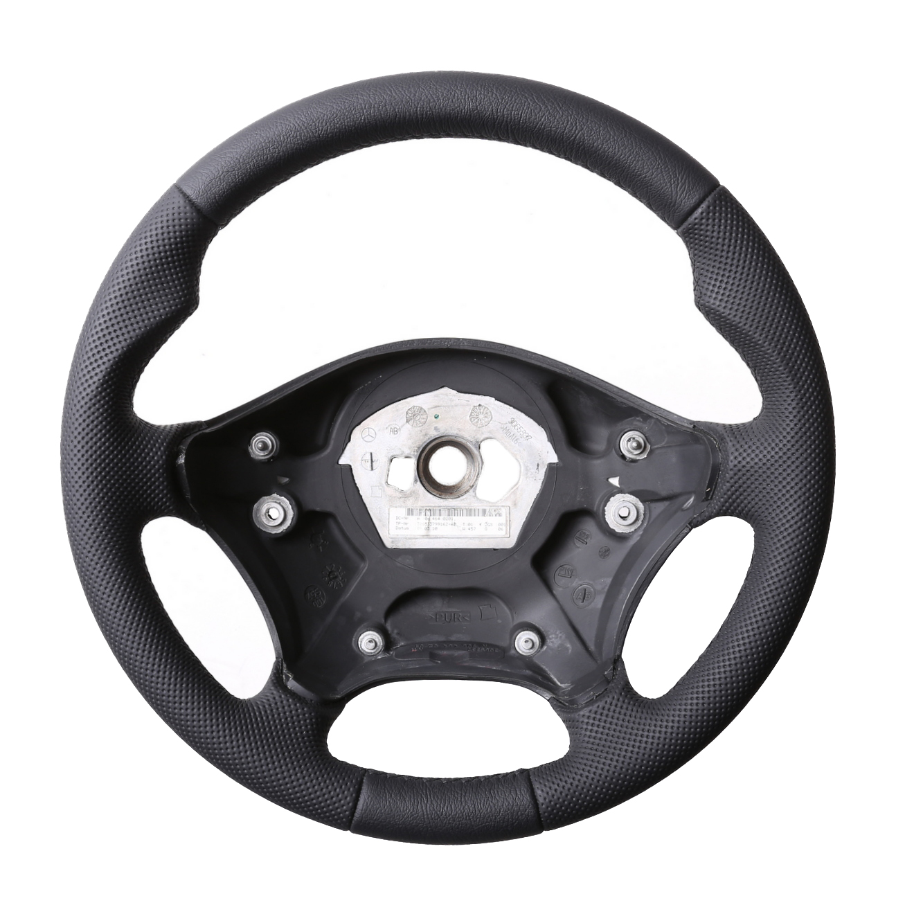 VW Lenkrad Crafter Daumenauflagen Sprinter Kombibezug genarbt Naht schwarz