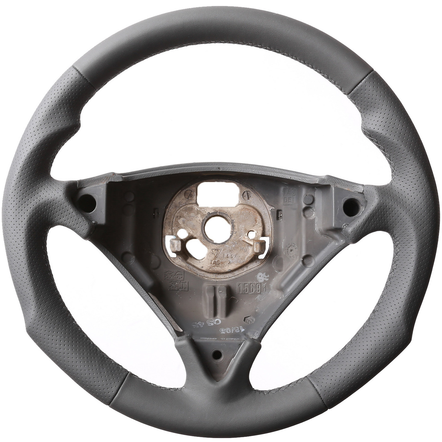 Porsche Lenkrad Cayenne Turbo 955 957 grau Tuning Kombibezug Naht grau