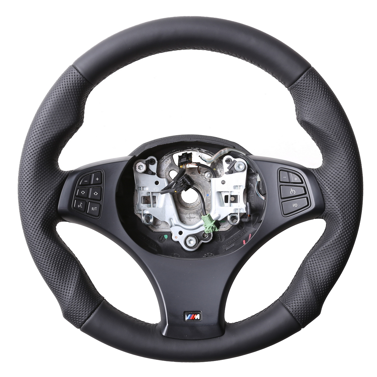 BMW Lenkrad E83 X3 E53 X5 M-Sport Tuning Kombibezug Naht schwarz