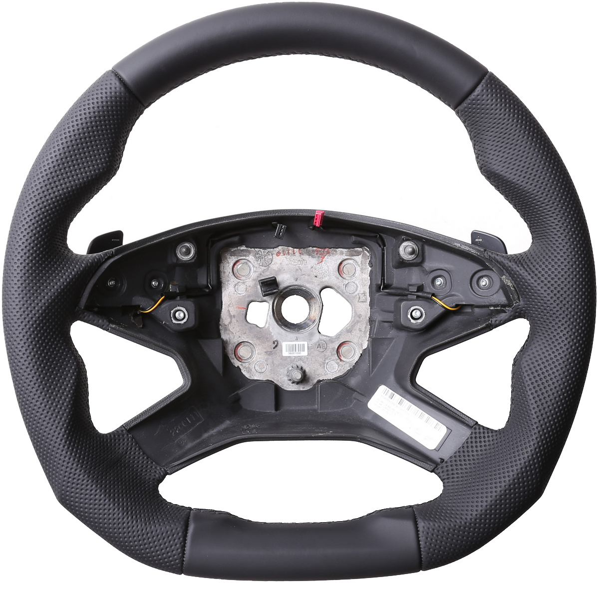 Mercedes Lenkrad W164 ML W212 S212 E Klasse Abgeflacht NEU Kombibezug Naht schwarz