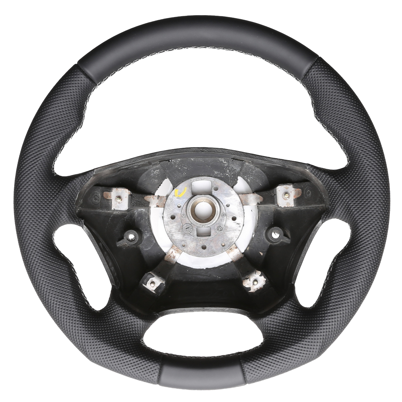 Mercedes Lenkrad W163 ML M-Klasse Tuning NEU Kombibezug Naht silber