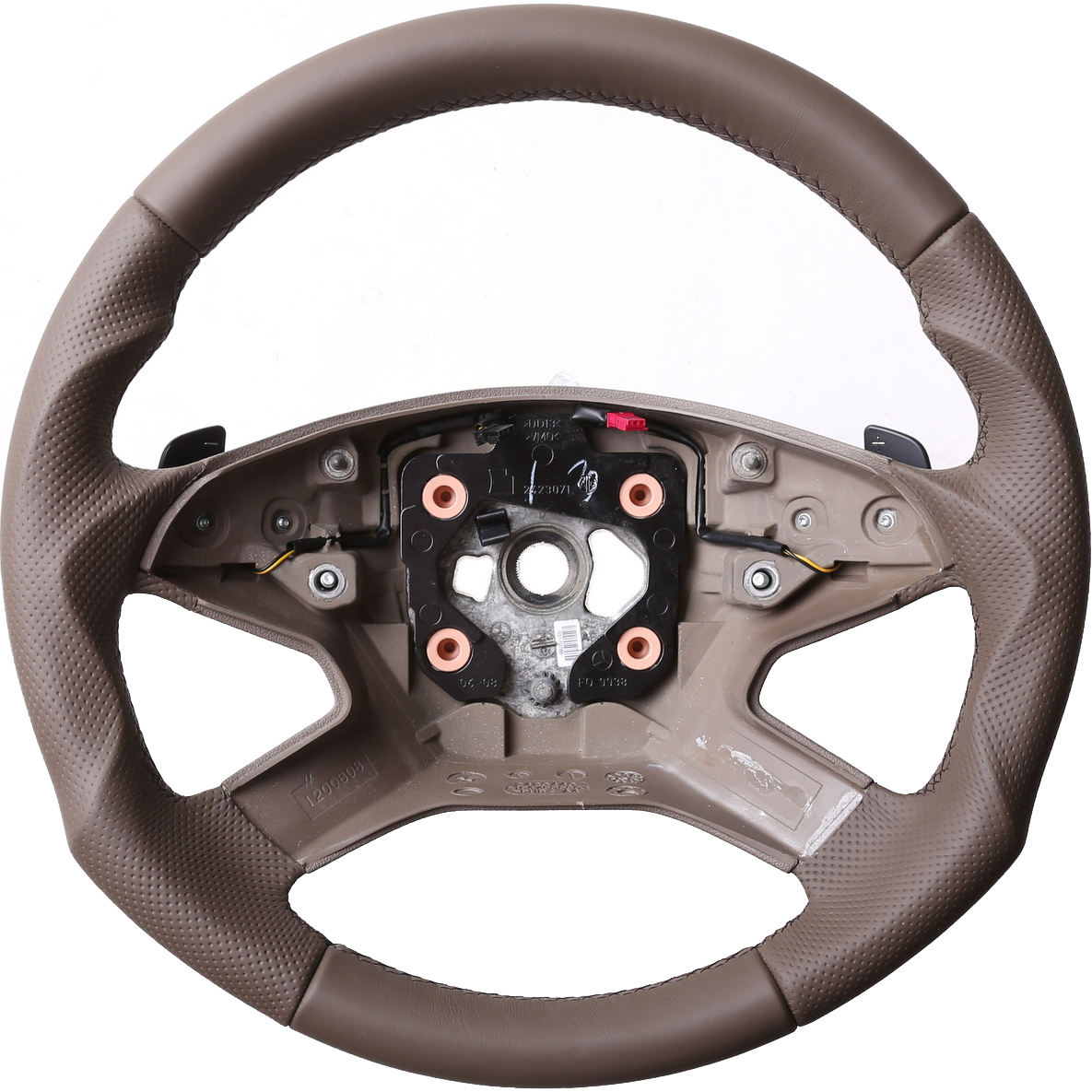 Mercedes Lenkrad E Klasse W164 ML W212 S212 braun Tuning Kombibezug Naht