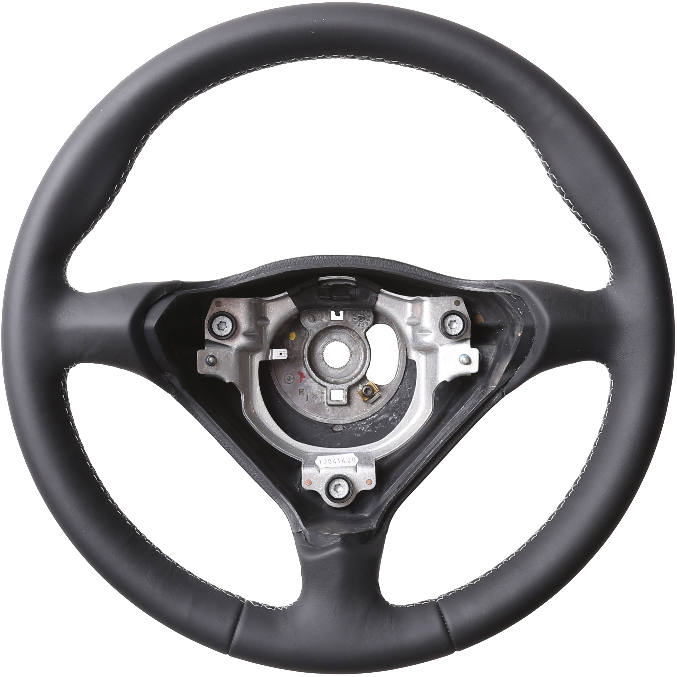 Porsche Lenkrad 911 993 996 986 Boxster Sport nur Nappa Naht silber