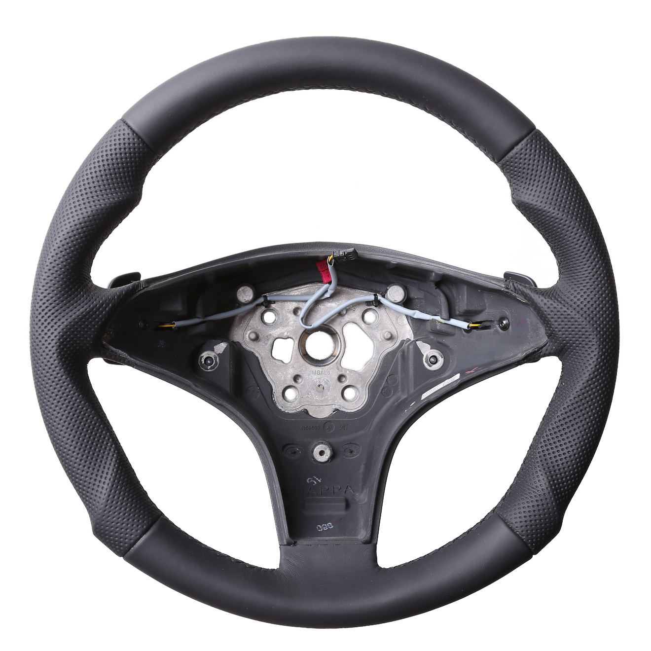 Mercedes Lenkrad CL 203 C219 CLS R 230 SL K R171 Tuning Kombibezug Naht schwarz