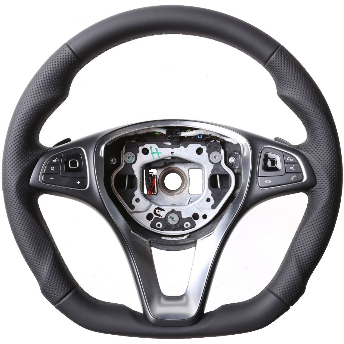 Mercedes Lenkrad B CLS GLE Klasse Vito W246 C218 C292 447 Abgeflacht Kombibezug Naht schwarz