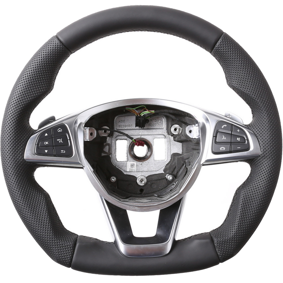 Mercedes Lenkrad C E GLE SL Klasse W205 W213 C292 R231 Kombibezug Naht schwarz