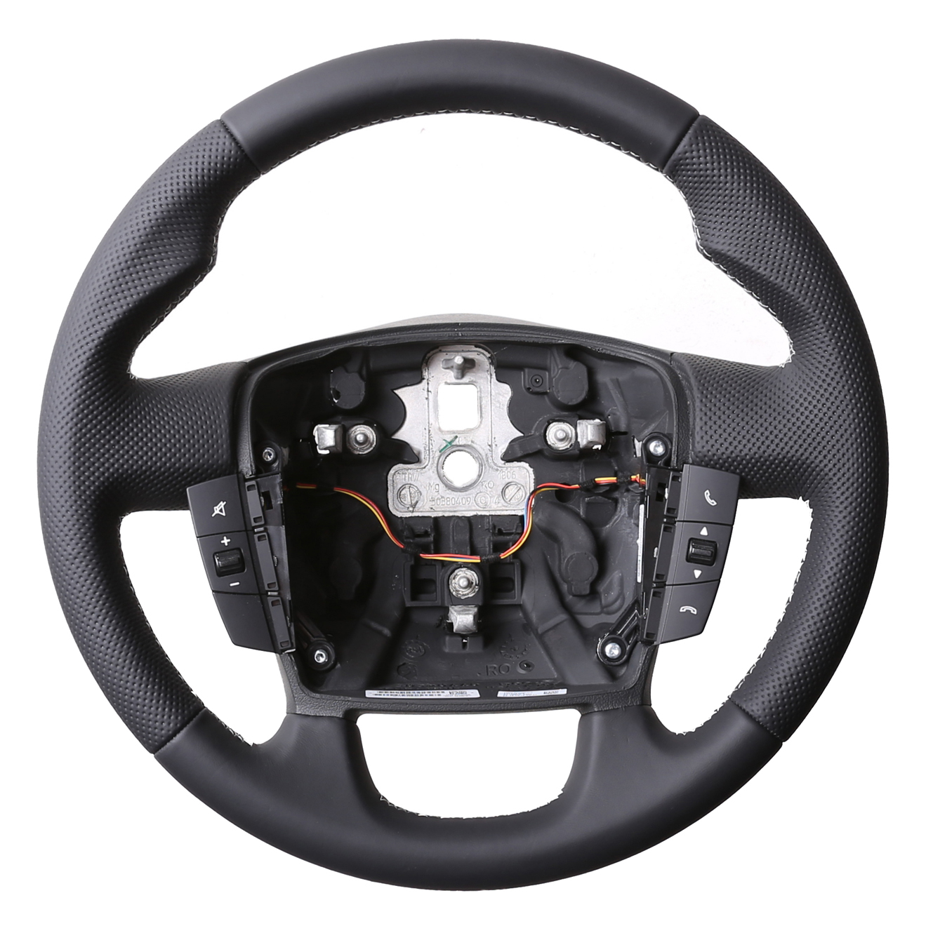 Fiat Lenkrad Ducato Peugeot Boxer Citroen Jumper Daumenauflagen Kombibezug Naht silber