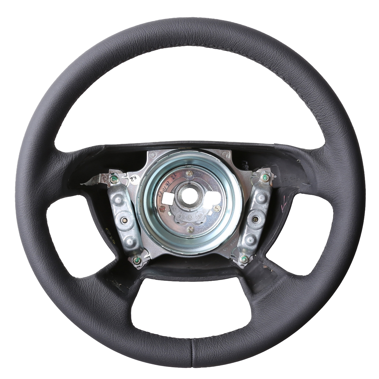 Mercedes Lenkrad CLK W208 SLK R170 SL R129 W202 Klassisch nur genarbt Naht schwarz