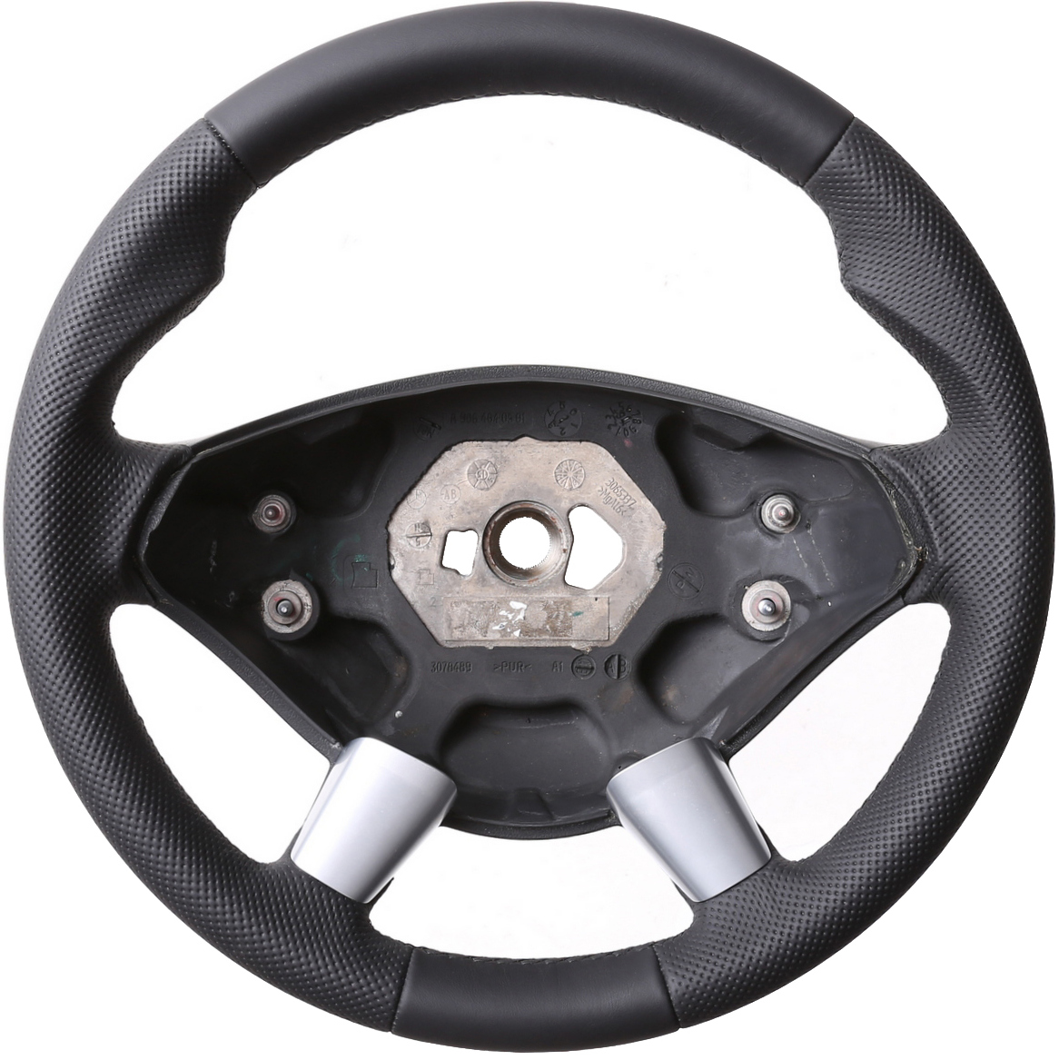 Mercedes Lenkrad W639 Vito Viano W906 Sprinter Daumenauflagen Kombibezug Naht schwarz