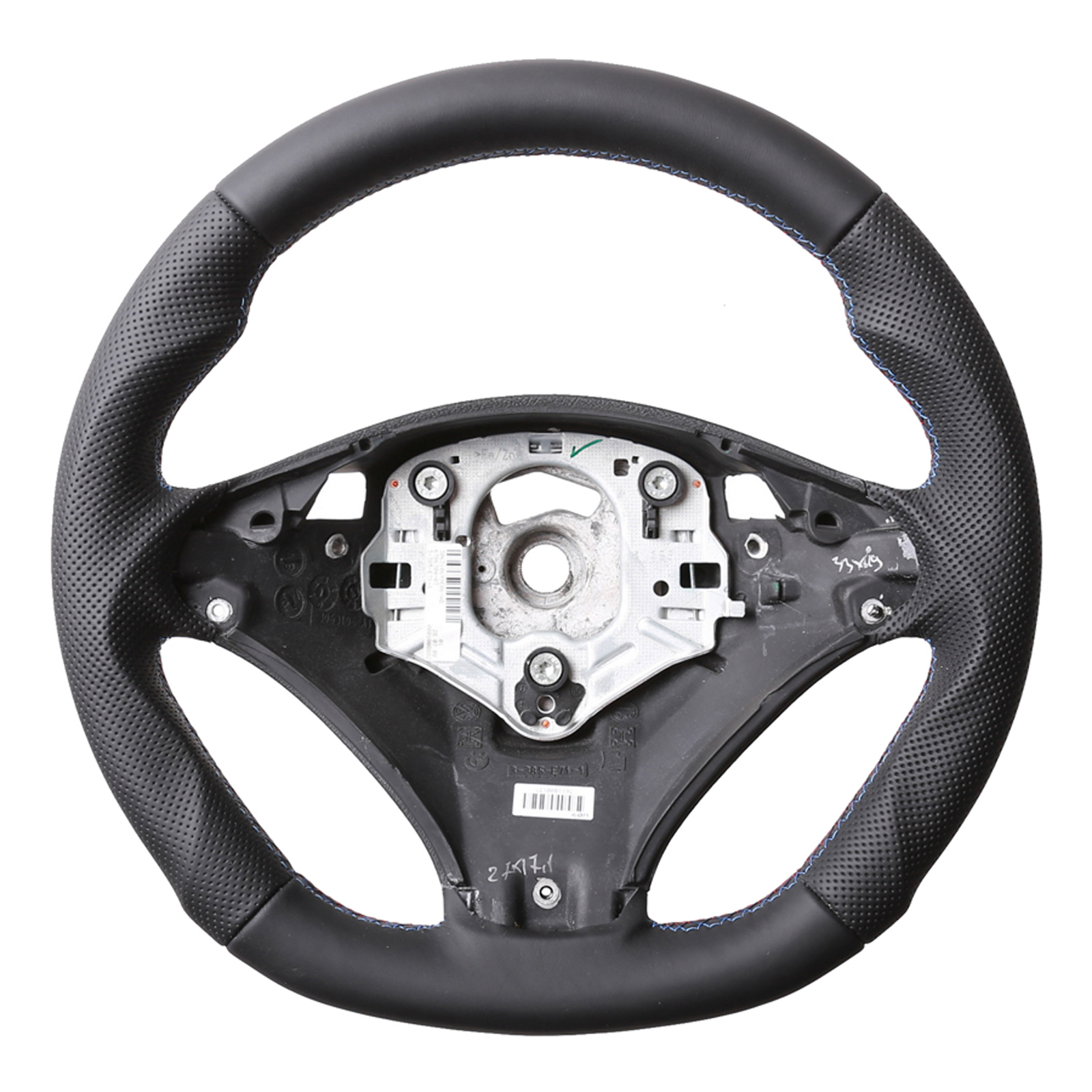 BMW Lenkrad E84 X1 E87 E88 E90 E91 M-Sport  Abgeflacht Kombibezug M-Naht