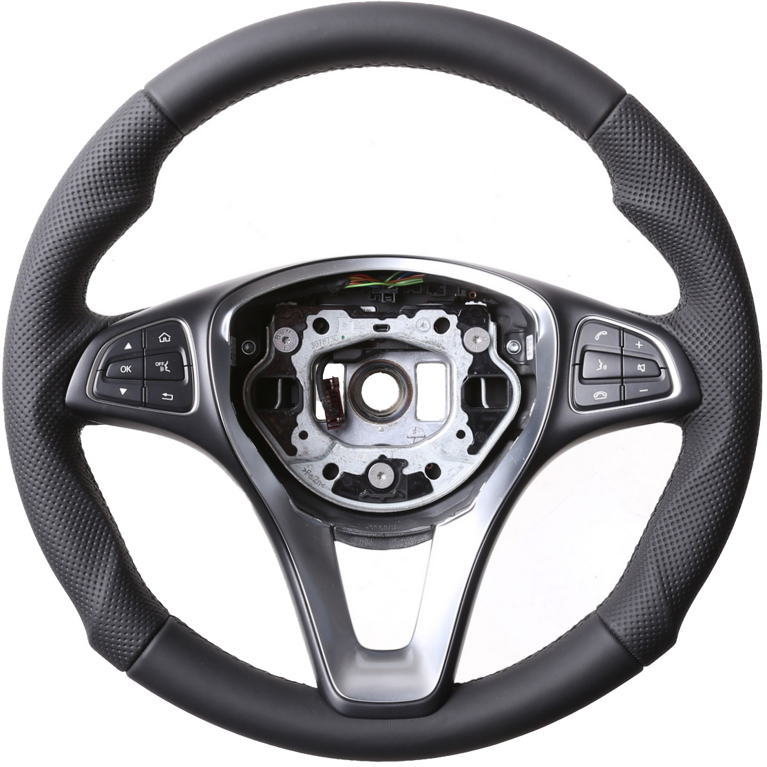 Mercedes Lenkrad B CLS GLE Klasse Vito W246 C218 C292 447 Tuning Kombibezug Naht schwarz