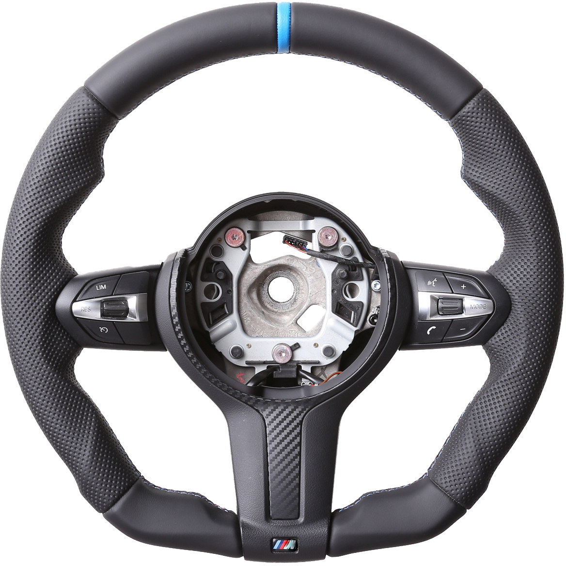 BMW Lenkrad F15 F20 F21 F22 F30 F34 GT F32 F33 F36 Abgeflacht Kombibezug 12Uhr Markierung M-Naht