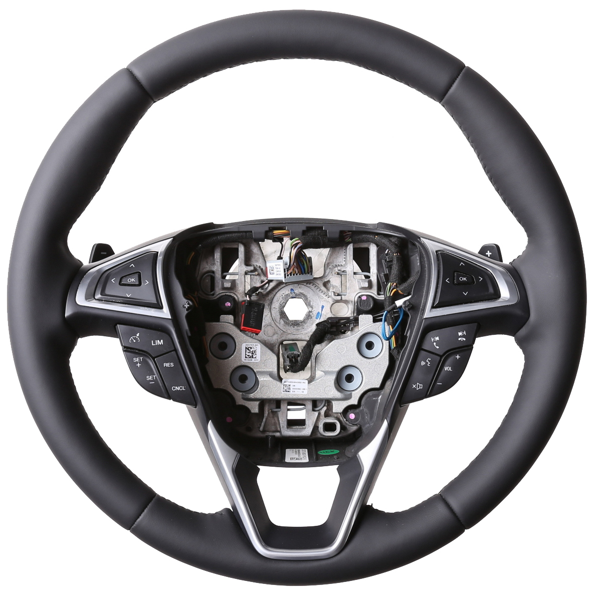 Ford Lenkrad Mondeo Fusion Edge Fiesta Galaxy S-Max nur Nappa Naht schwarz