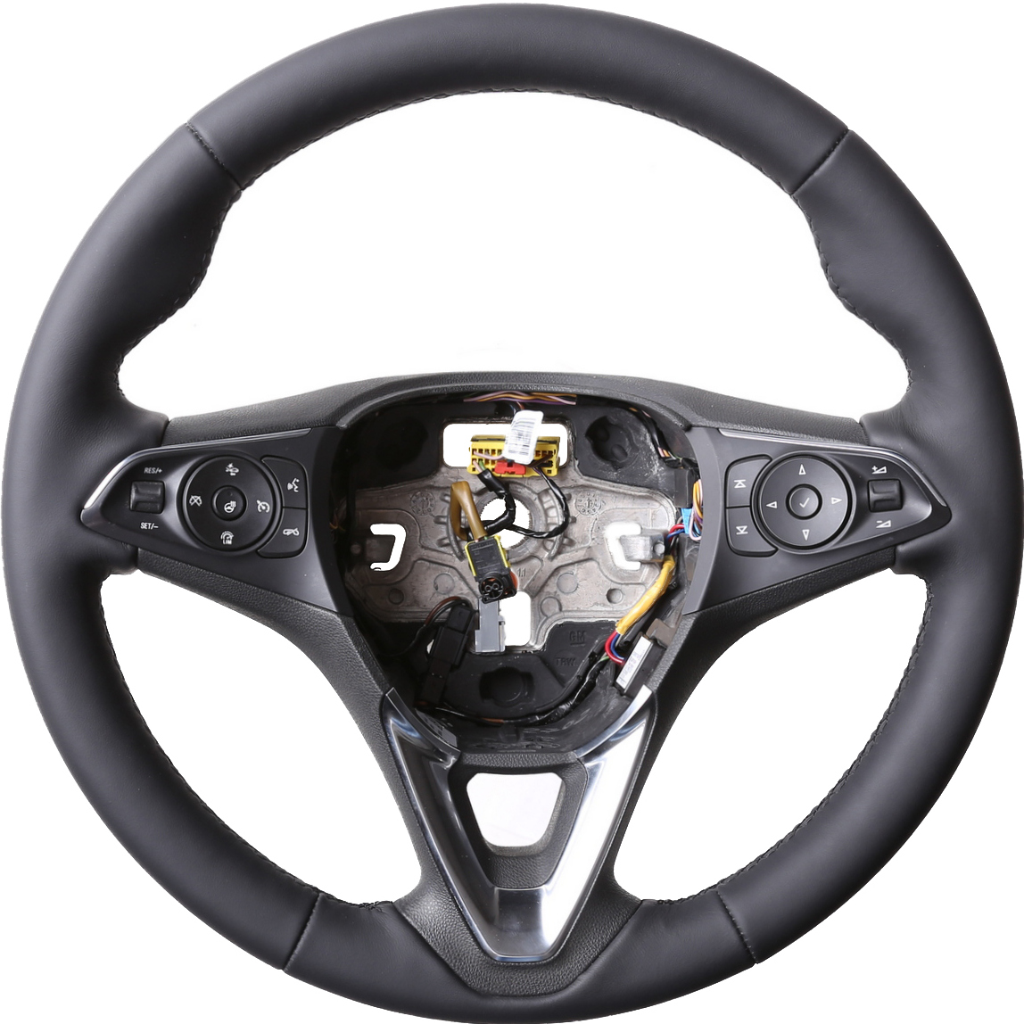 Opel Lenkrad Astra K Corsa E Insignia B Karl Combo Crossland E Grandland nur Nappa Naht schwarz