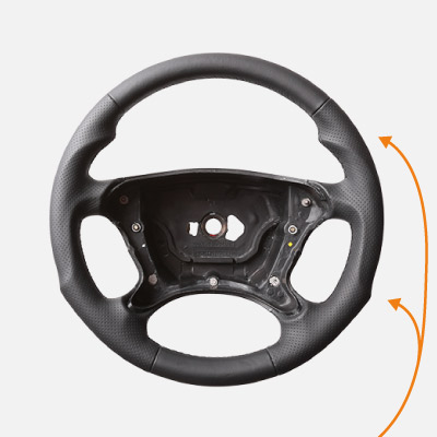 Daumenauflagen oben unten