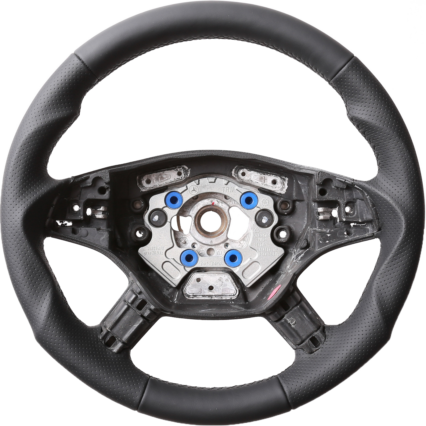 Mercedes Lenkrad W164 ML X164 GL W251 R Klasse Tuning Kombibezug Naht schwarz
