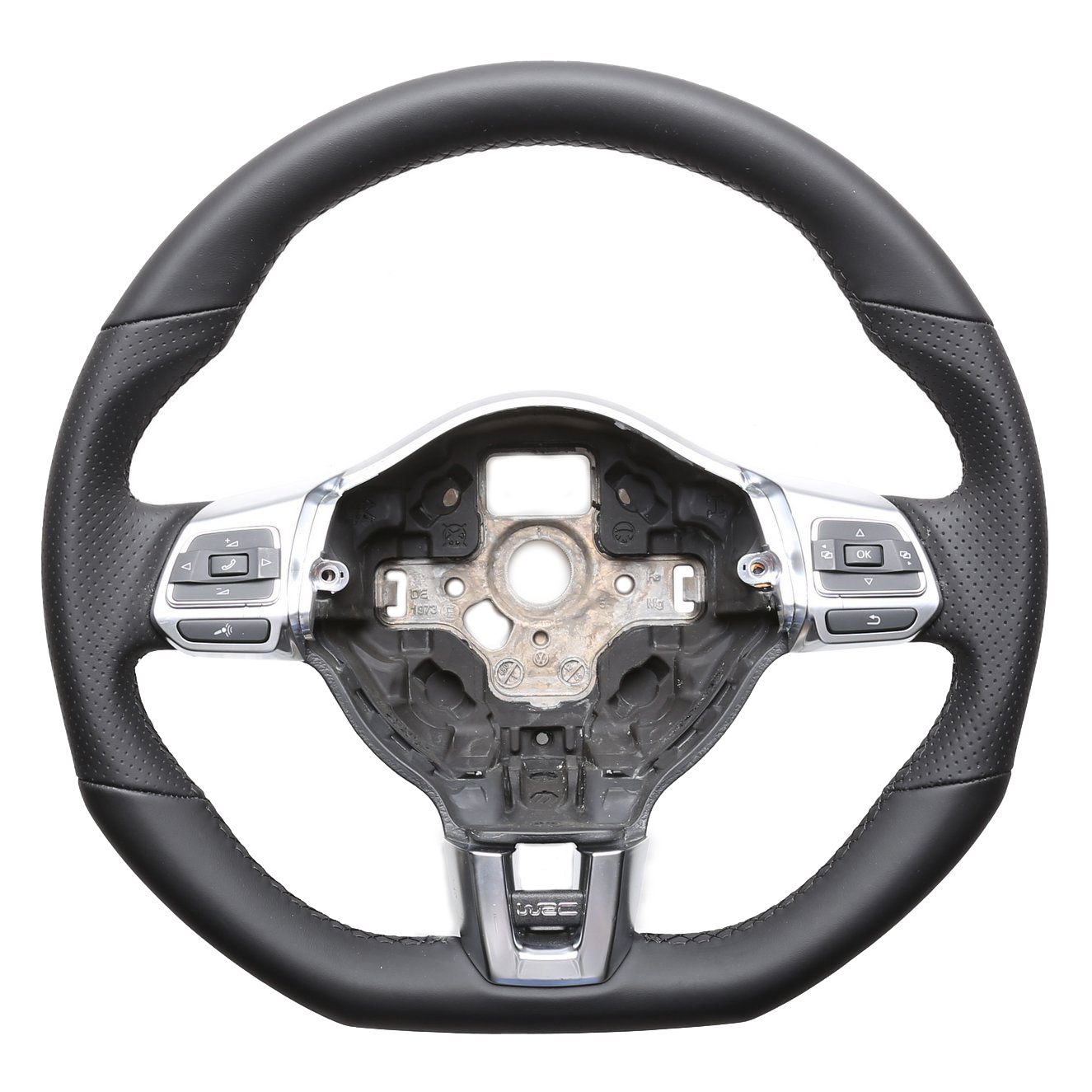 VW Lenkrad Golf 6 GTI GTD Kombibezug Naht schwarz