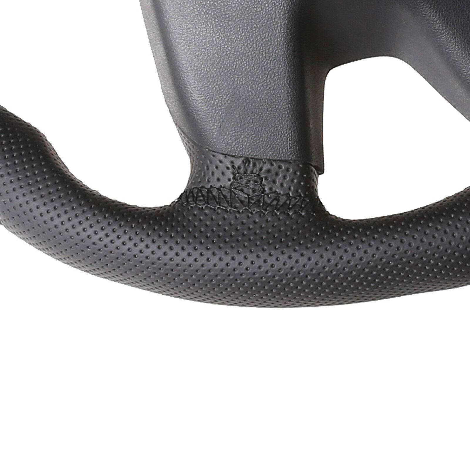 Mercedes Lenkrad C Klasse W166 ML X166 GL GLE W463 Abgeflacht Naht schwarz Speiche