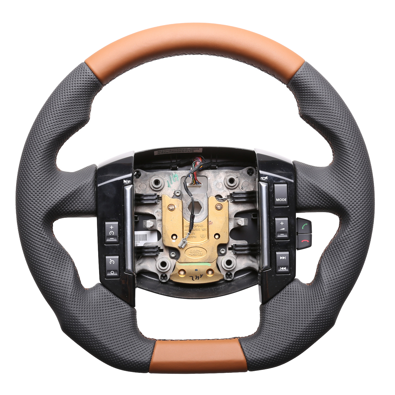 Land Rover Lenkrad Freelander II Range Rover Sport II Abgeflacht Bicolorbezug Naht schwarz/braun