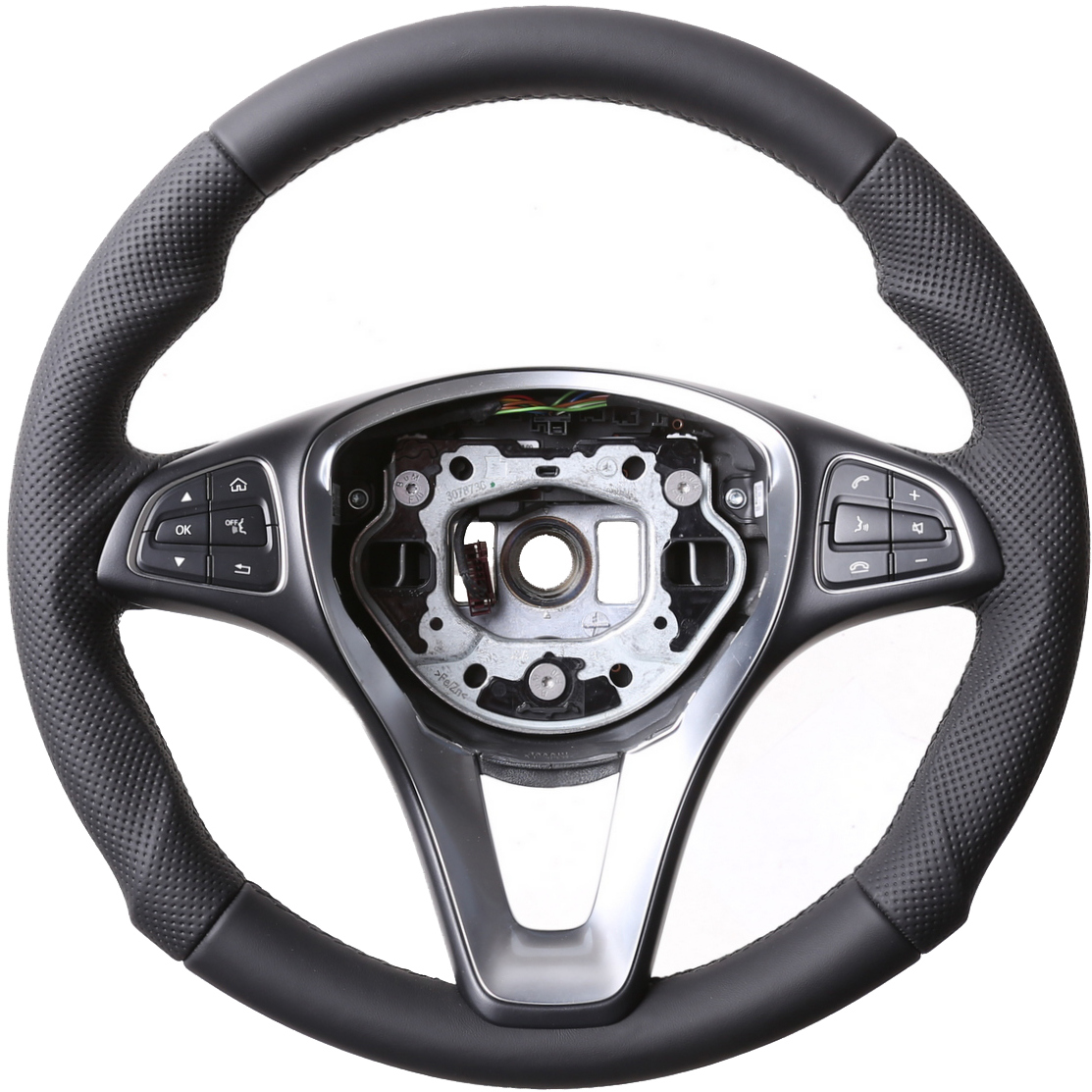 Mercedes Lenkrad C E GLA GL W205 W213 X156 X166 Tuning Kombibezug Naht schwarz