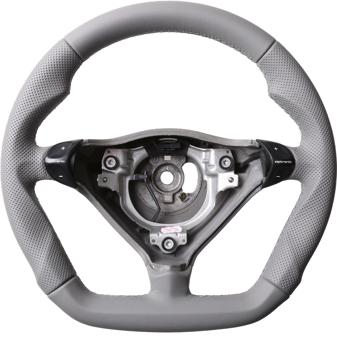 Porsche Lenkrad 911 993 996 986 Boxster Sport Abgeflacht Kombibezug Naht grau