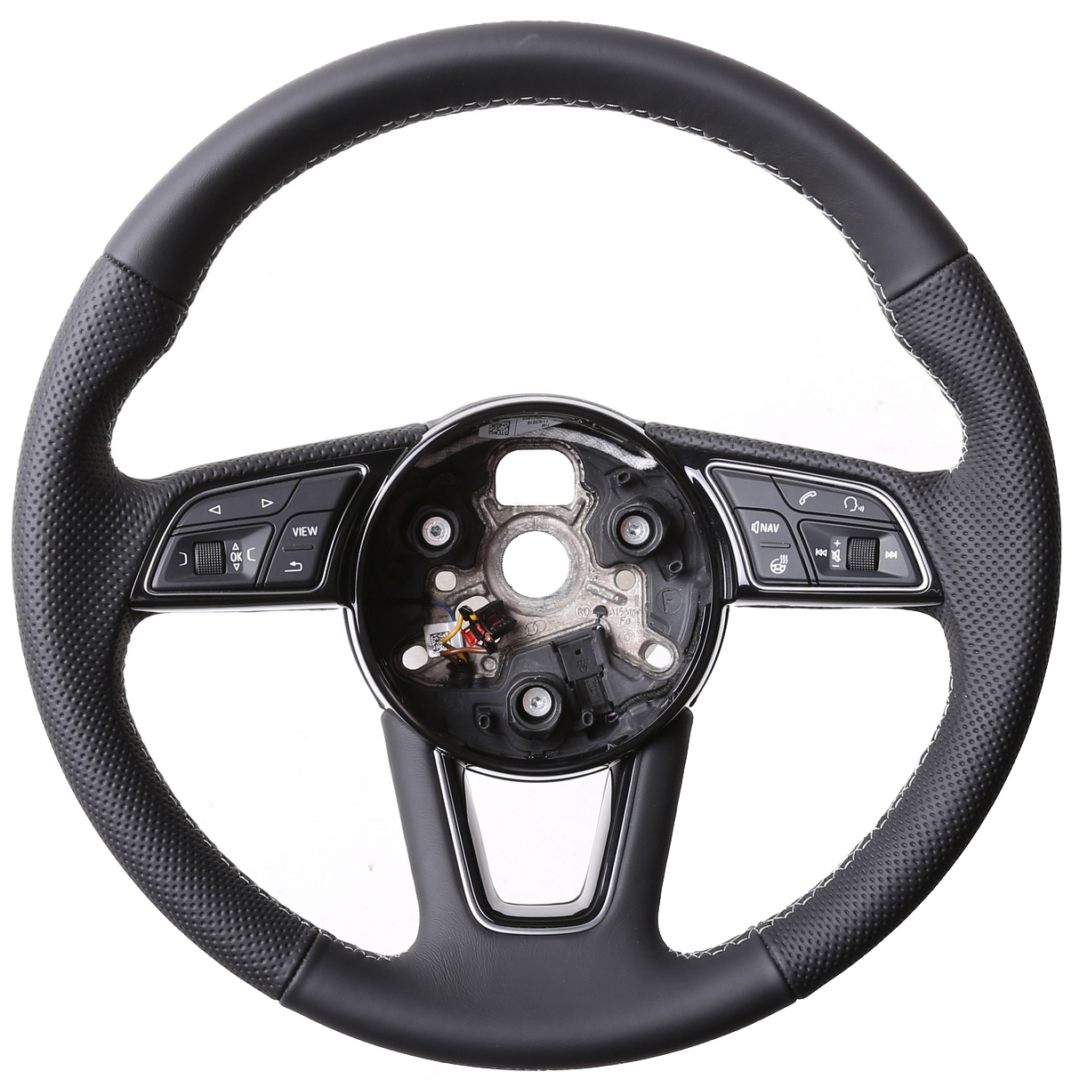 Audi Lenkrad A4 A1 S1 A3 A6 S6 A7 A8 Q3 Kombibezug Naht silber